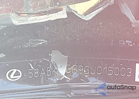 2016 Lexus Es 350 from USA, damaged, VIN 58ABK1GG9GU015003